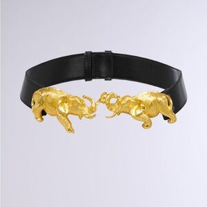 Alexis Kirk Vintage 1980s Elephant Belt
